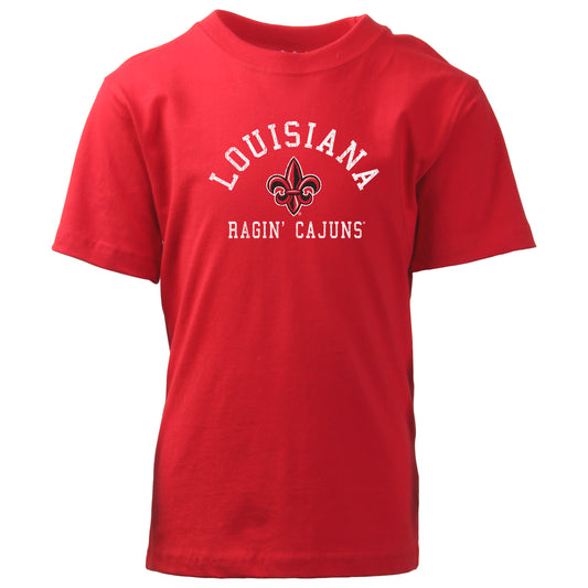 Louisiana Lafayette Ragin Cajuns NCAA Kids S/S Organic Cotton Tee Shirt
