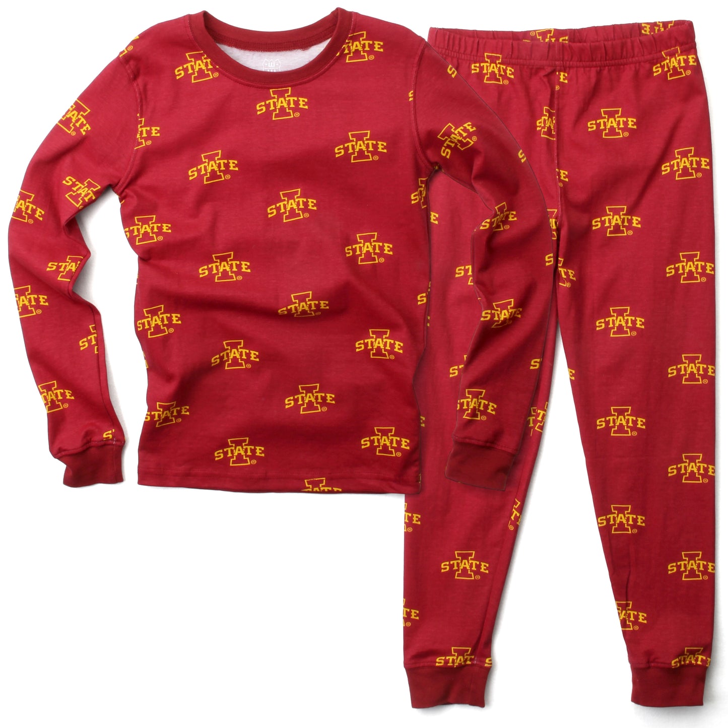 Iowa State Cyclones Youth Allover Print LS Pajama