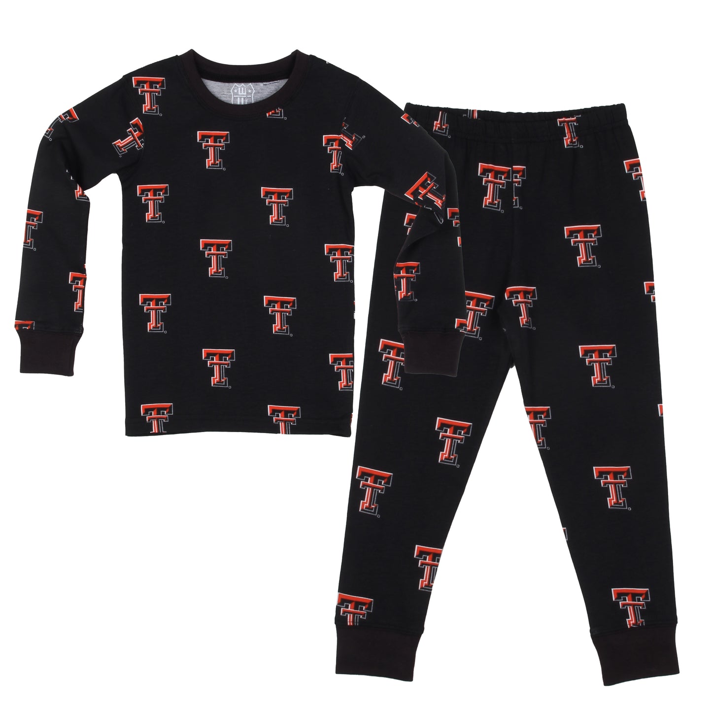 Texas Tech Red Raiders Youth Allover Print LS Pajama