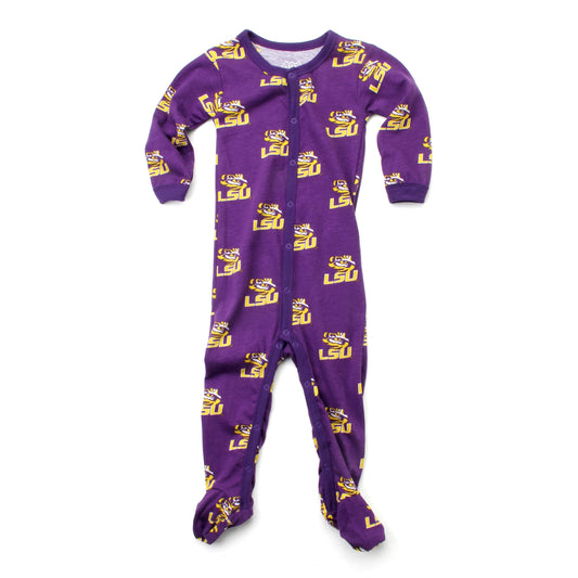 LSU Tigers Infant Footie Pajama