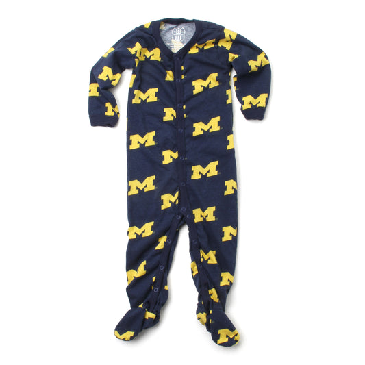 Michigan Wolverines Infant Footie Pajama