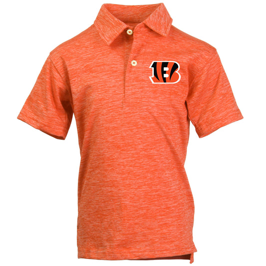 Cincinnati Bengals NFL Youth Boys Short Sleeve Polo Shirt