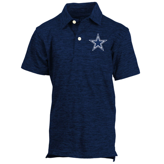Dallas Cowboys NFL Youth Boys Short Sleeve Polo Shirt