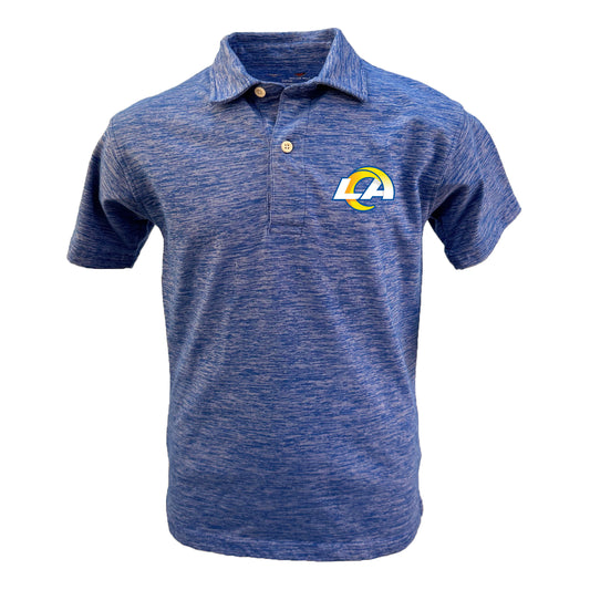 Los Angeles Rams NFL Youth Boys Short Sleeve Polo Shirt
