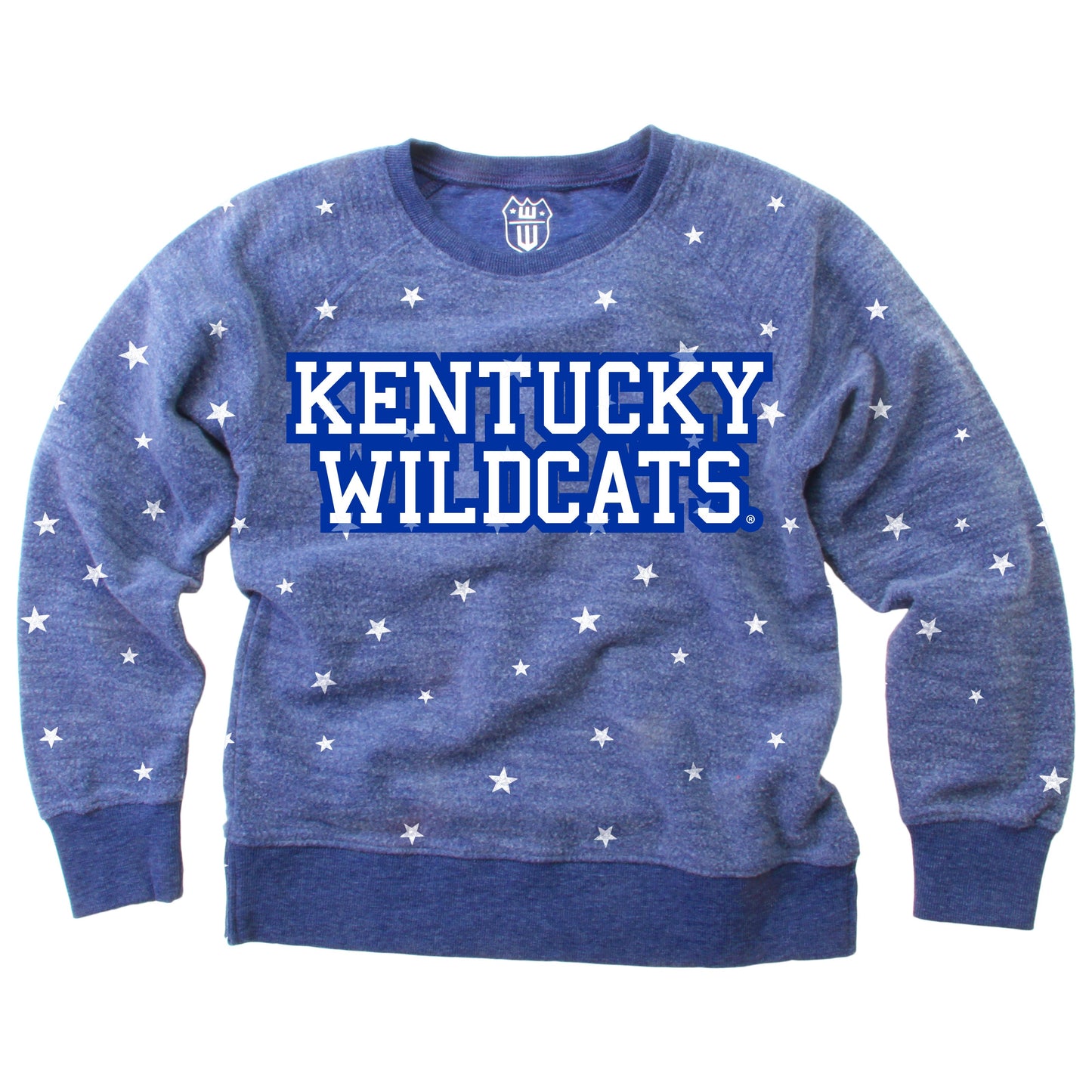 Kentucky Wildcats Youth Girls Allover Star Fleece Top