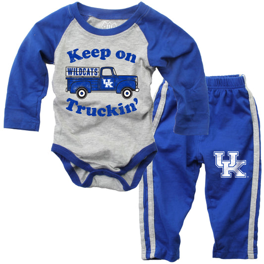 Kentucky Wildcats Infant LS Raglan Hopper and Pant Set