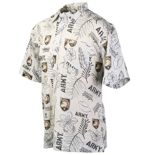 Army Black Nights Men's Vintage Floral Shirt