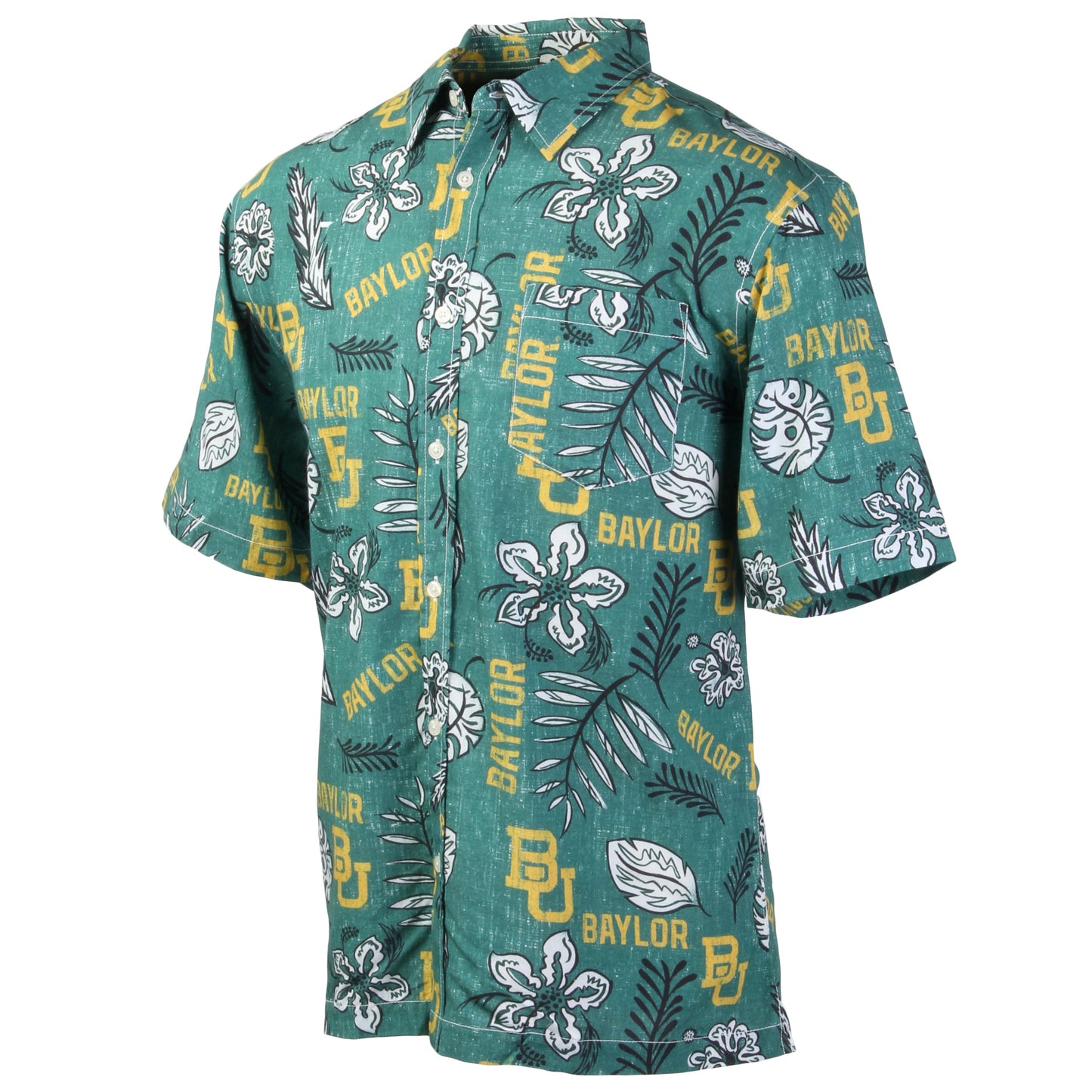 Baylor Bears Men's Vintage Floral Shirt