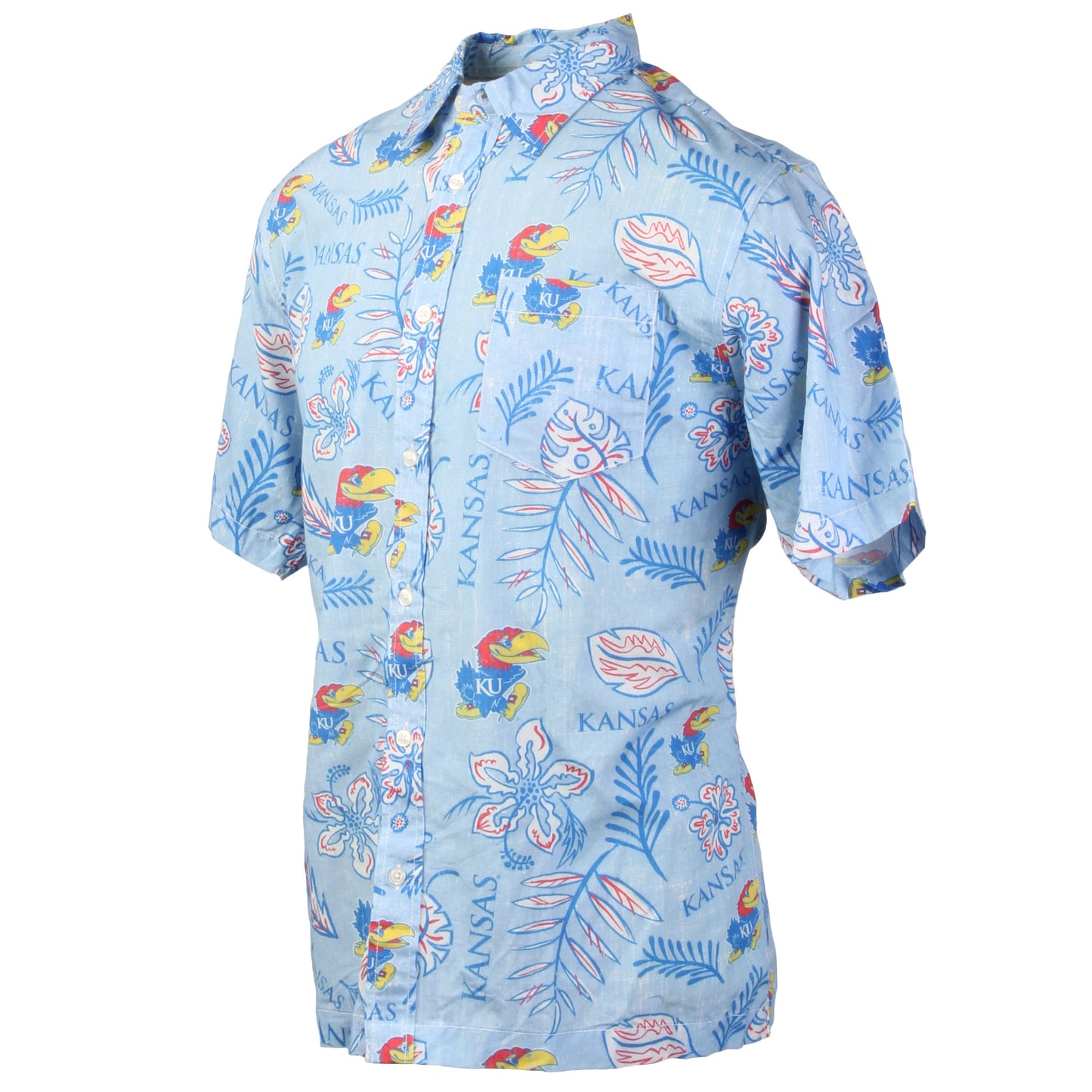 Kansas Jayhawks Men's Vintage Floral Shirt