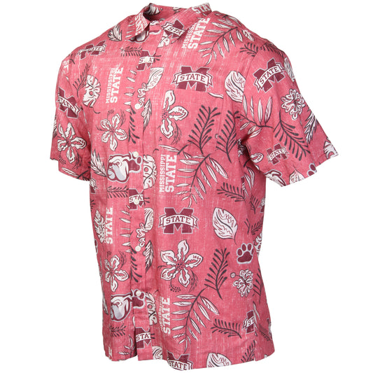 Mississippi State Bulldogs Men's Vintage Floral Shirt