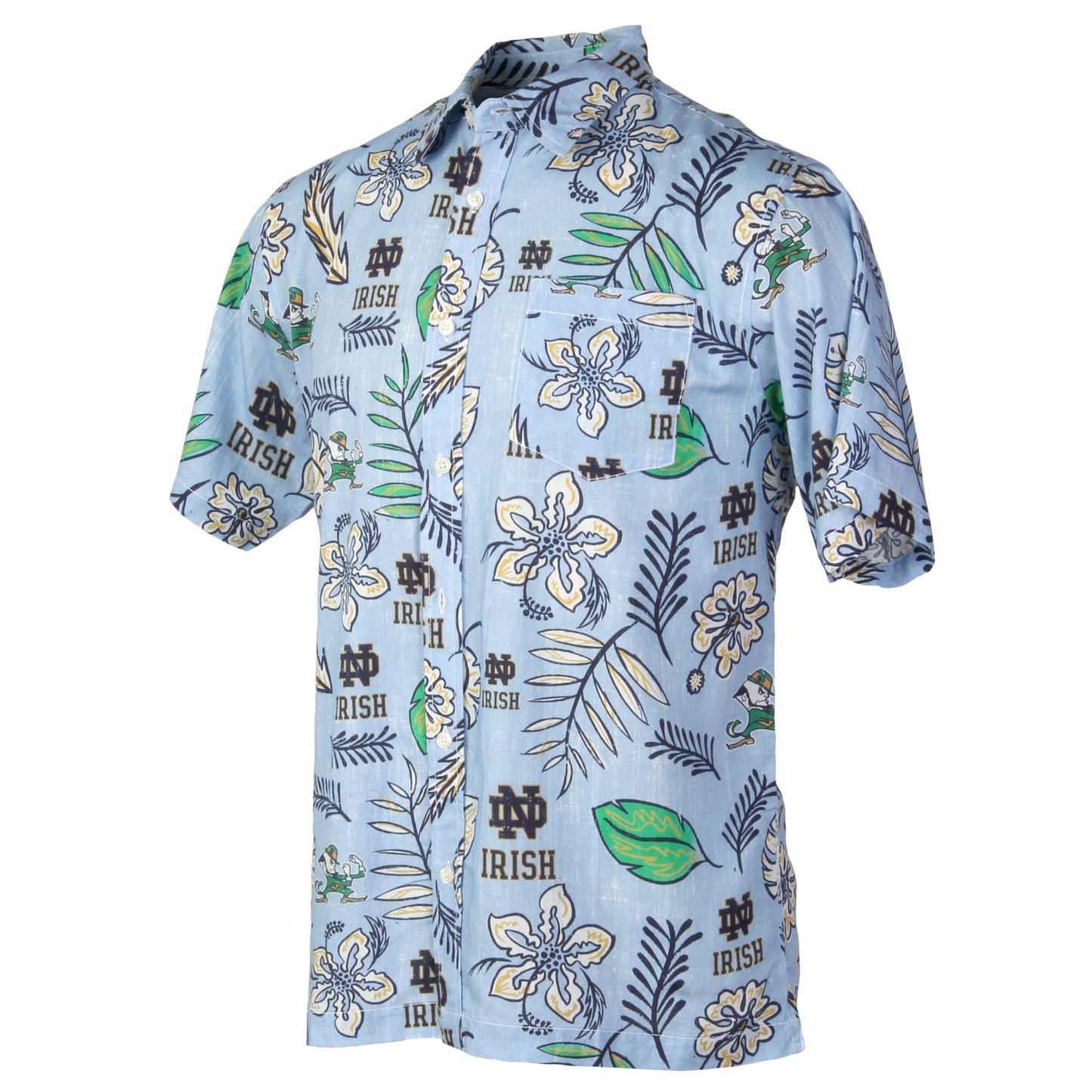 Notre Dame Fighting Irish Men's Vintage Floral Shirt