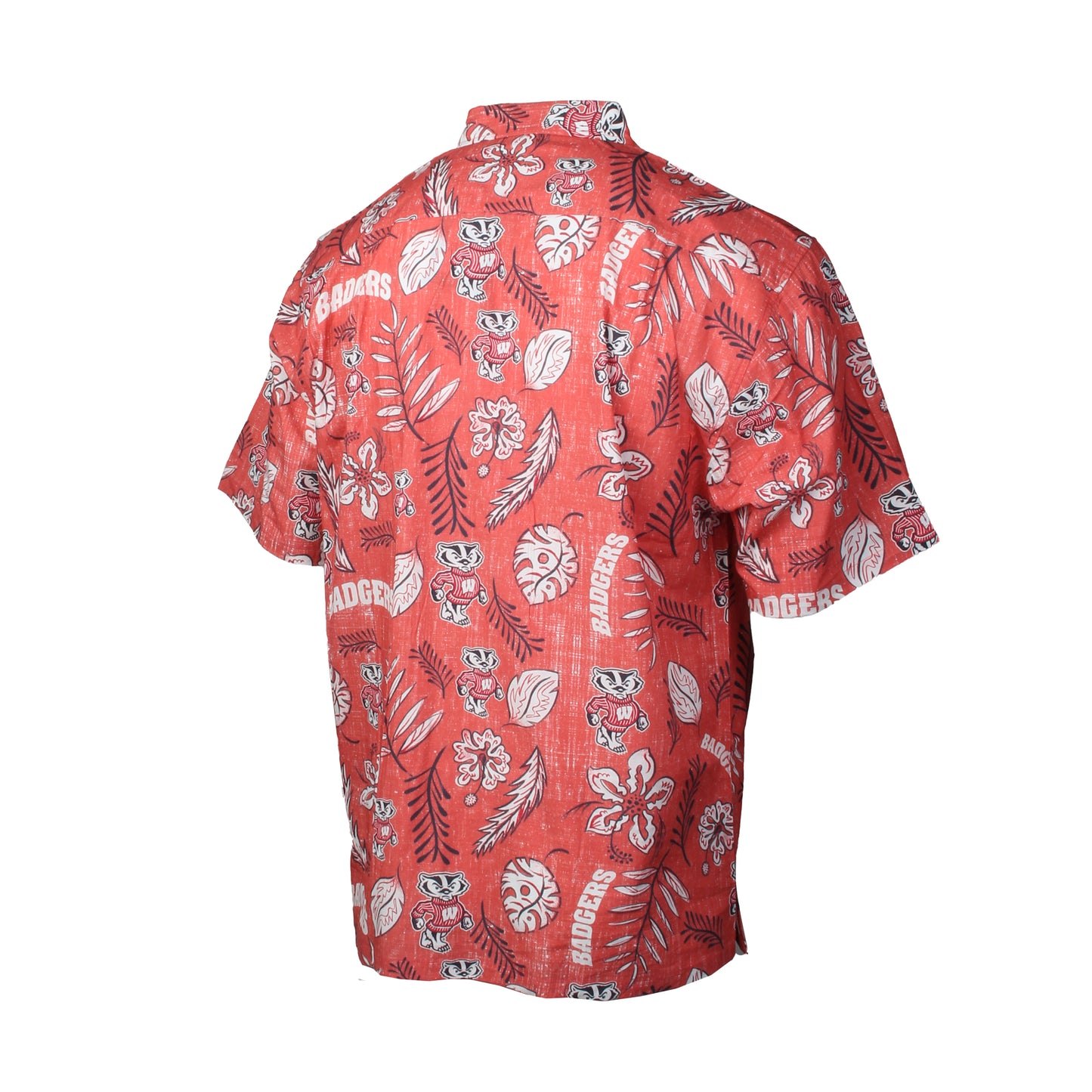 Wisconsin Badgers Men's Vintage Floral Shirt