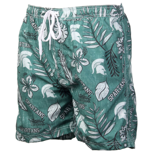 Michigan State Spartans Men's Vintage Swim Trunk