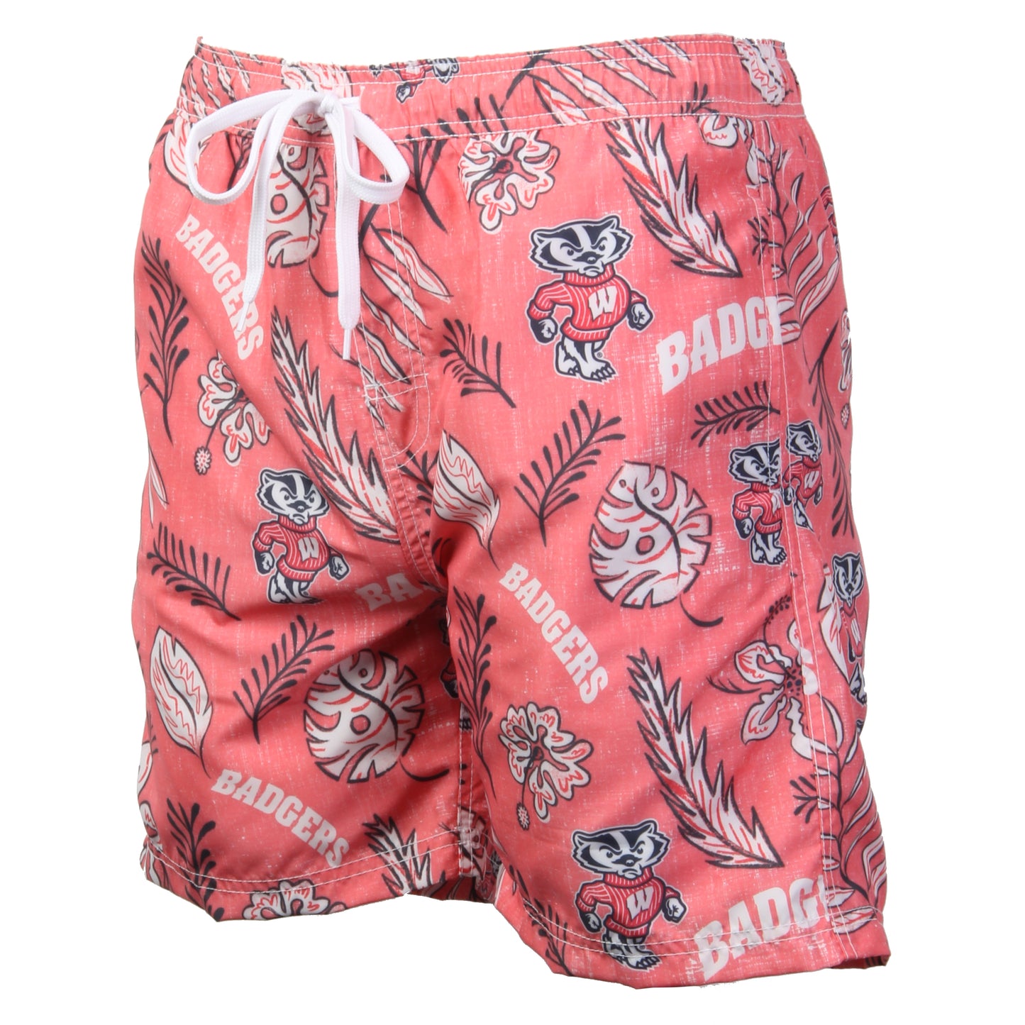 Wisconsin Badgers Men's Vintage Swim Trunk