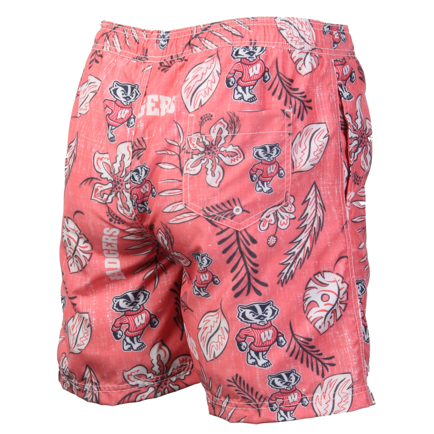 Wisconsin Badgers Men's Vintage Swim Trunk