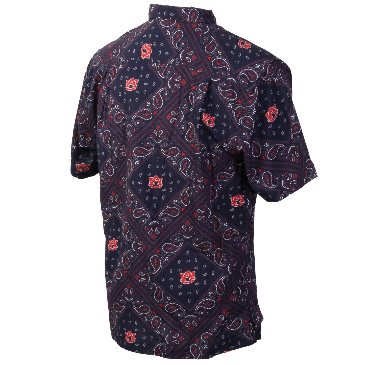 Auburn Tigers Men's Bandana Paisley Shirt