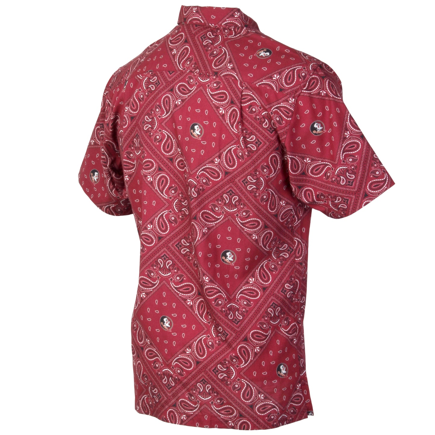 Florida State Seminoles Men's Bandana Paisley Shirt