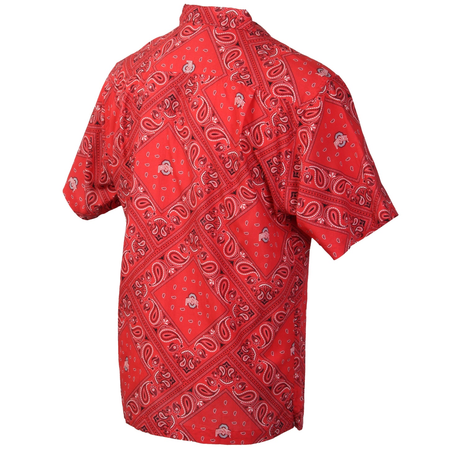 Ohio State Buckeyes Men's Paisley Shirt