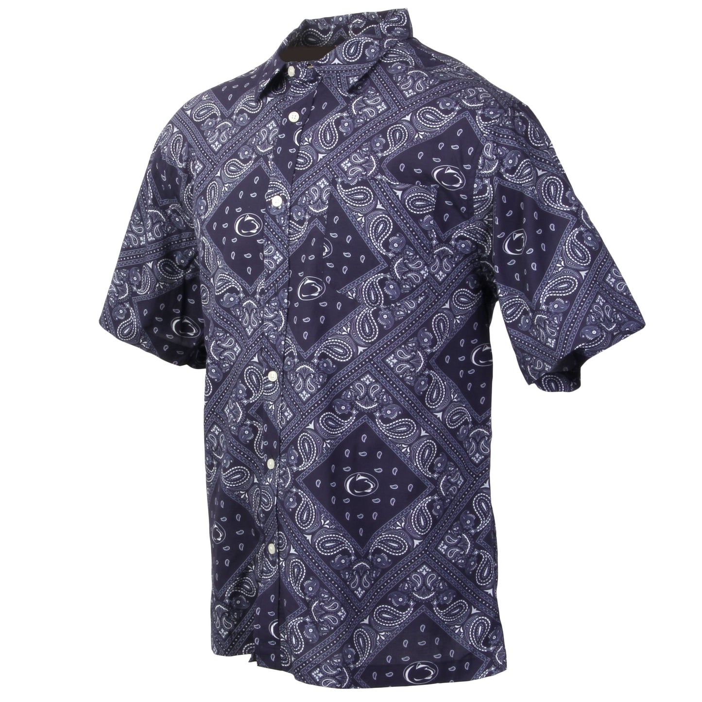 Penn State Nittany Lions Men's Bandana Paisley Shirt