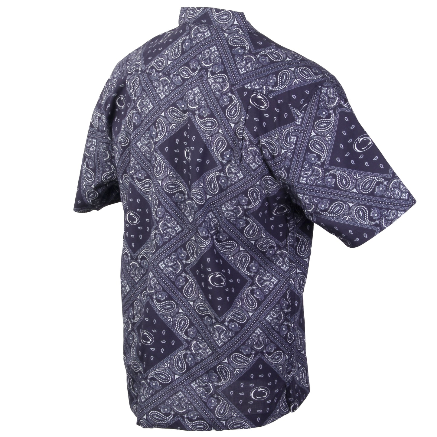 Penn State Nittany Lions Men's Bandana Paisley Shirt