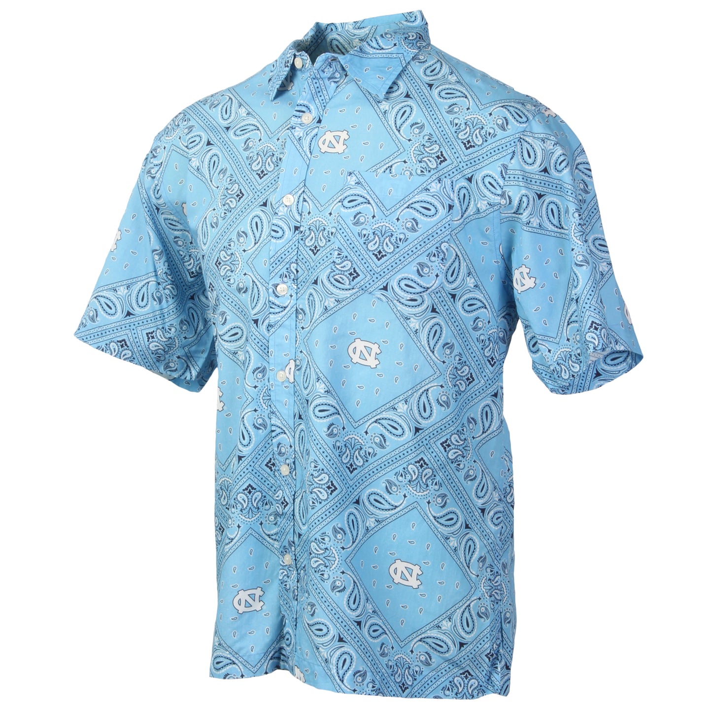 North Carolina Tar Heels Men's Bandana Paisley Shirt