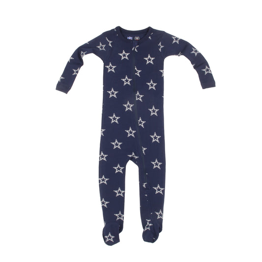 Dallas Cowboys NFL Infant Allover Print Zip Sleeper