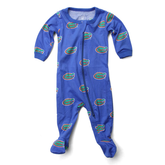 Florida Gators Infant Allover Print Zip Sleeper