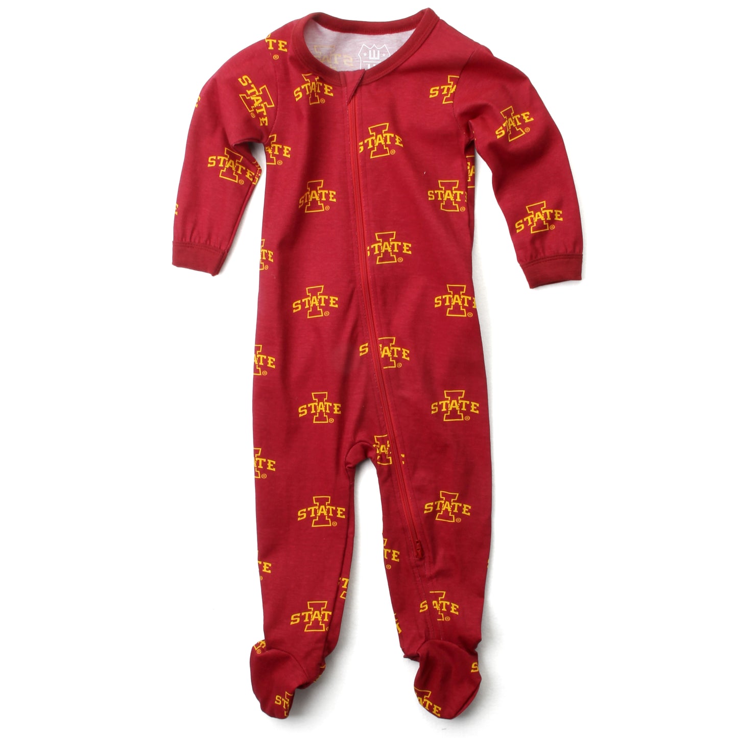 Iowa State Cyclones Infant Allover Print Zip Sleeper