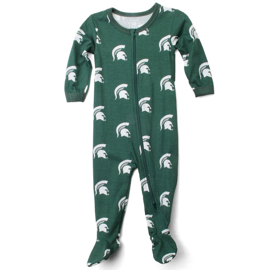 Michigan State Spartans Allover Print Zip Sleeper