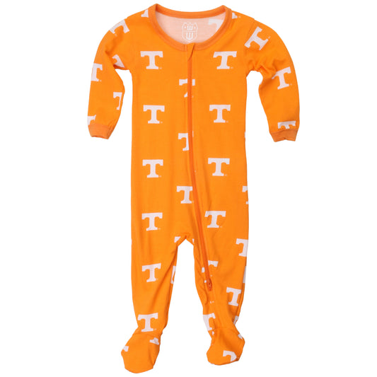 Tennessee Volunteers Infant Allover Print Zip Sleeper