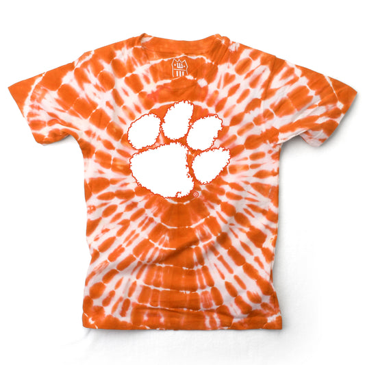 Clemson Tigers Youth Circle Tie Dye SS Tee