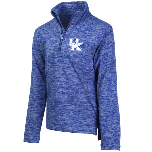 Kentucky Wildcats Youth Boys Quarter Zip CY Top