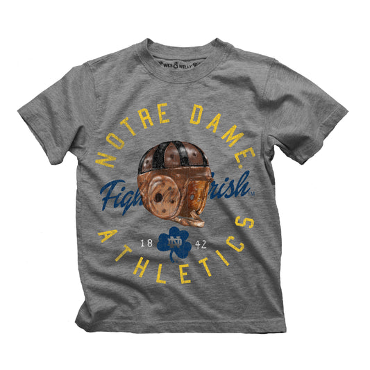 Notre Dame Fighting Irish Leather Helmet SS Tee