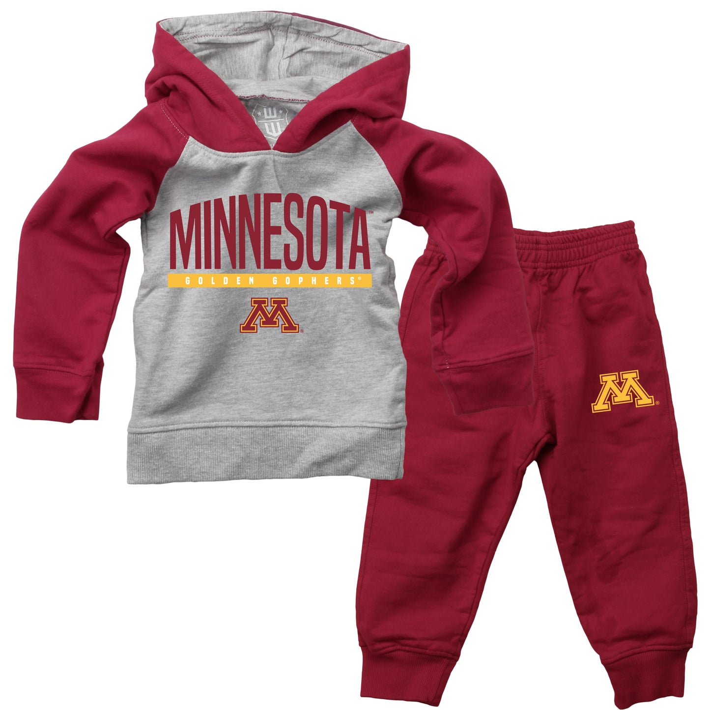 Minnesota Golden Gophers Infant Raglan Fleece Set