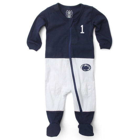 Penn State Nittany Lions Infant Football PJ Footie