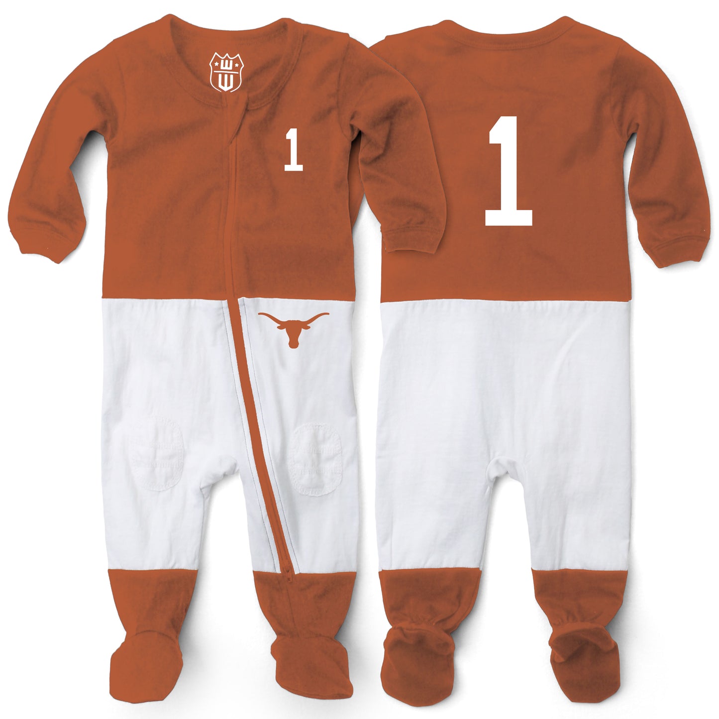 Texas Longhorns Infant Football PJ Footie