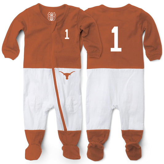 Texas Longhorns Infant Football PJ Footie