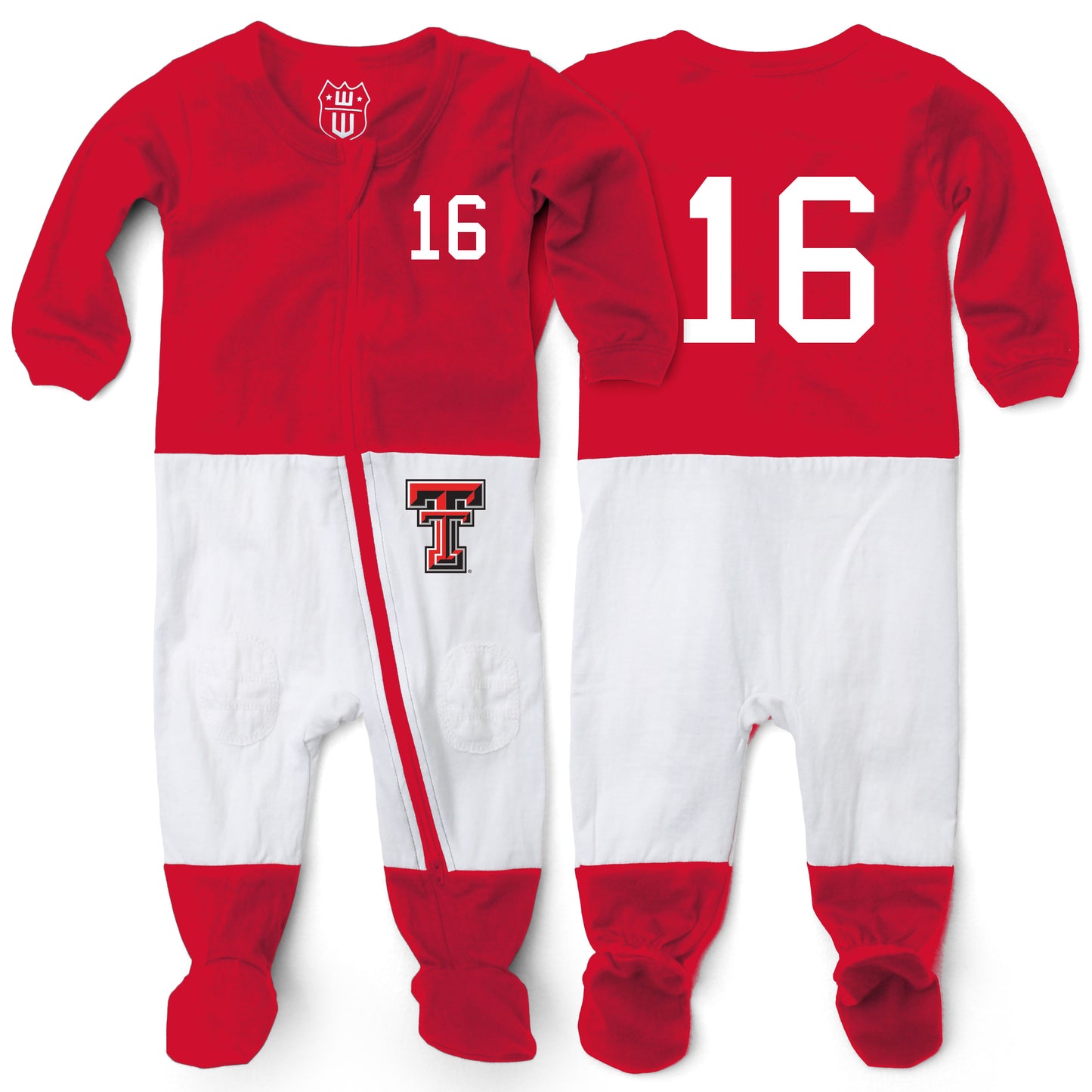 Texas Tech Red Raiders Infant Football PJ Footie