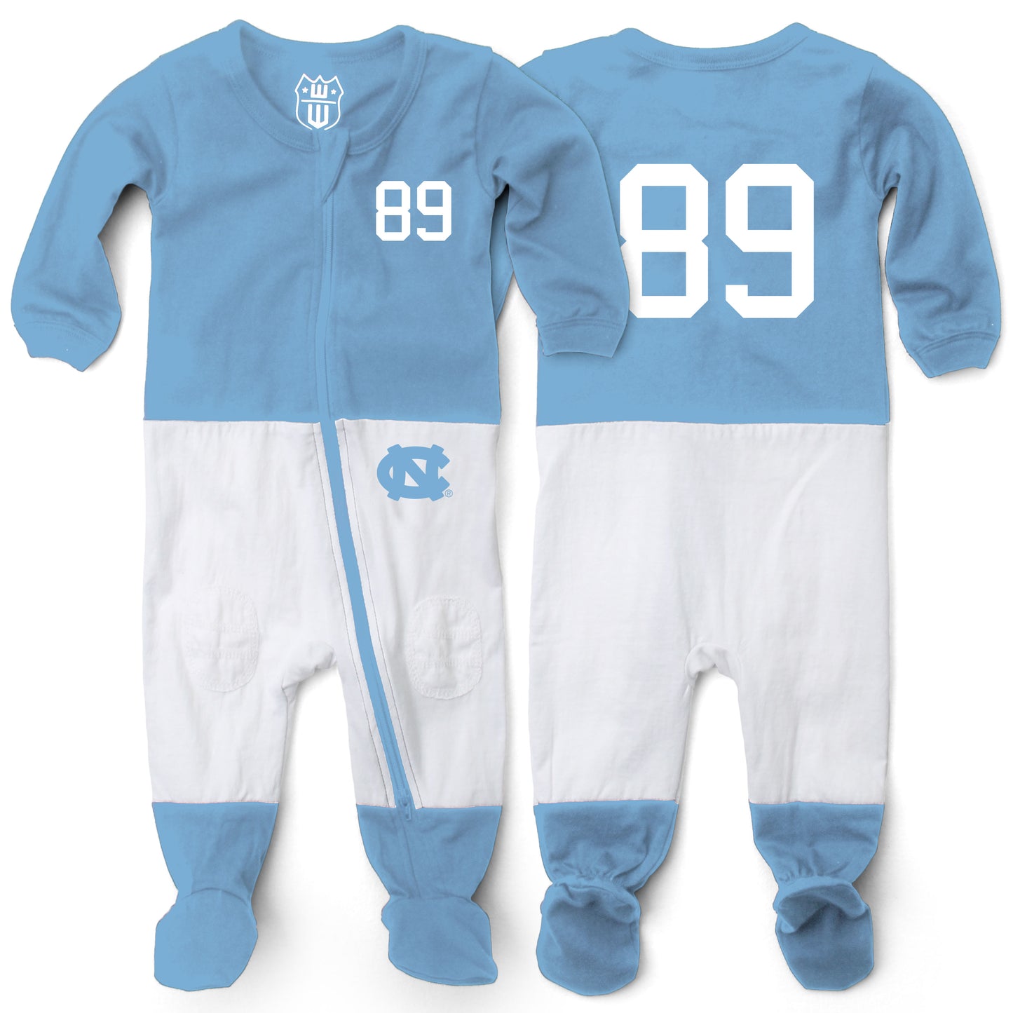 North Carolina Tar Heels Infant Football PJ Footie