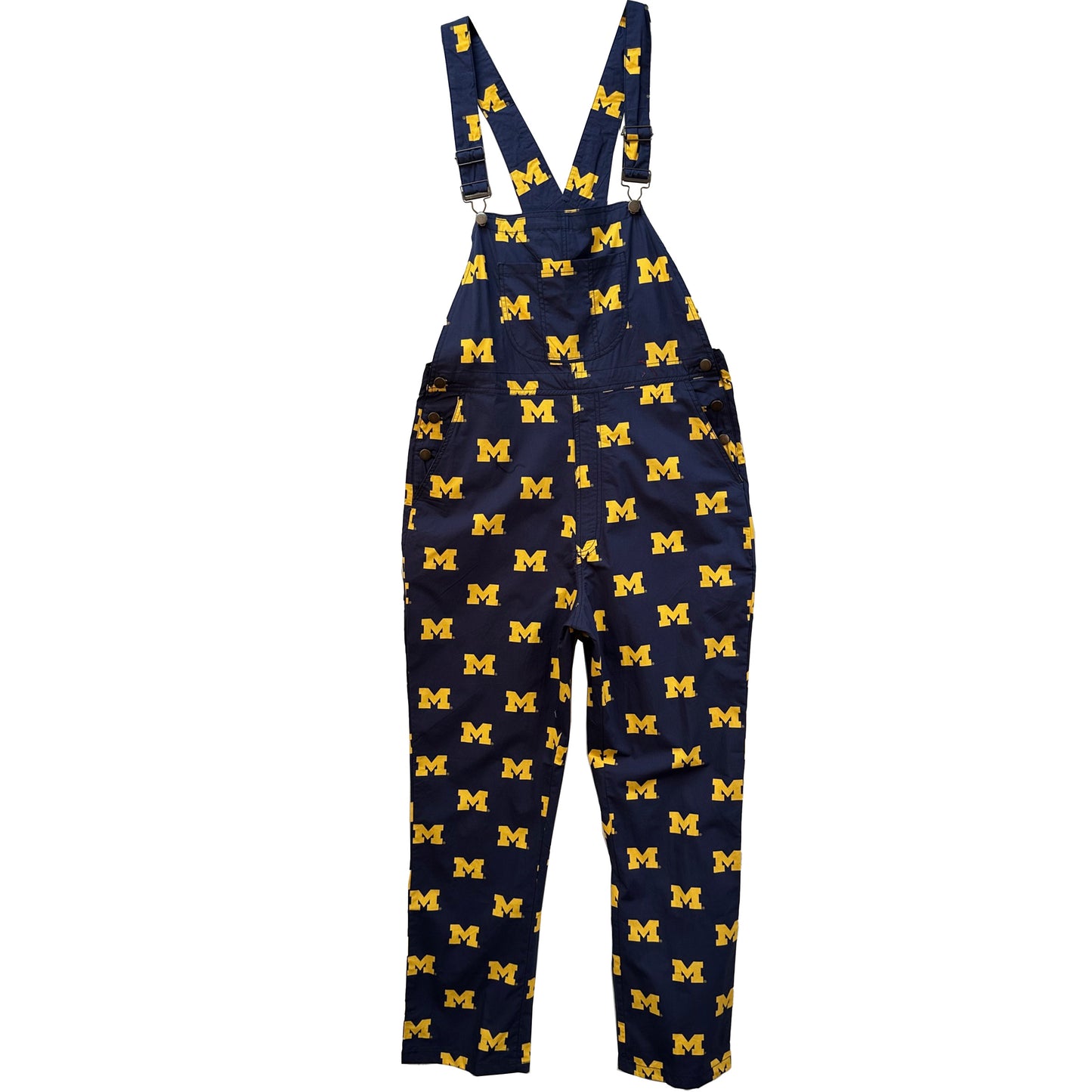 Michigan Wolverines Adult Allover Logo Overall