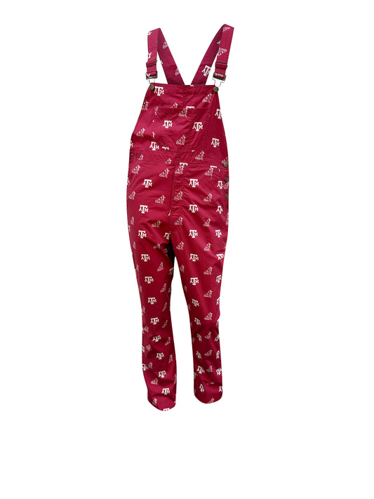 Texas A&M Aggies Adult Allover Logo Overall