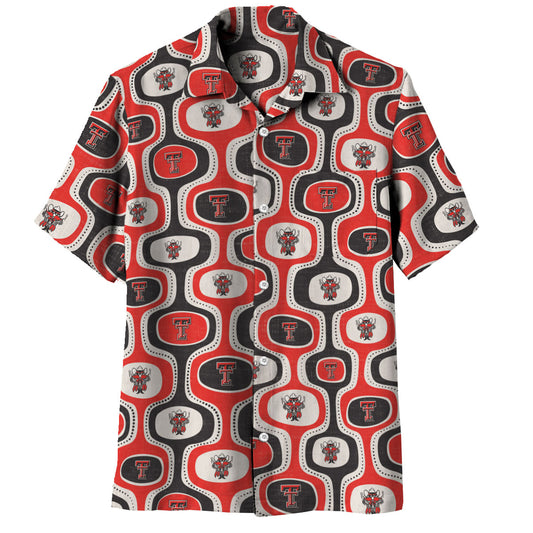 Texas Tech Red Raiders Men's Cabana Short Sleeve Shirt