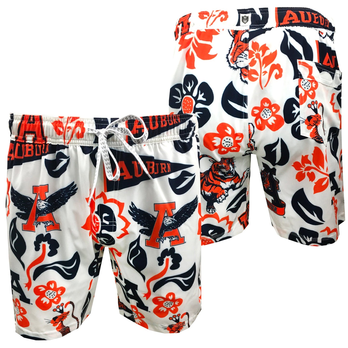 Auburn Tigers Men's Vault Tech Swim Trunks