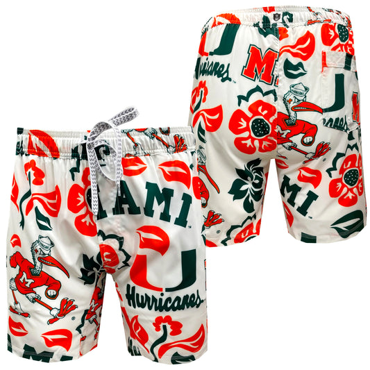 Miami Hurricanes Men's Vault Tech Swim Trunks