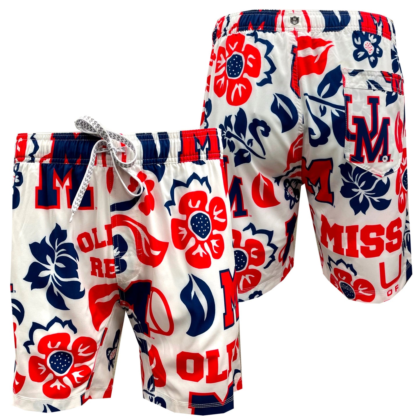 Ole Miss Rebels Men's Vault Tech Swim Trunks