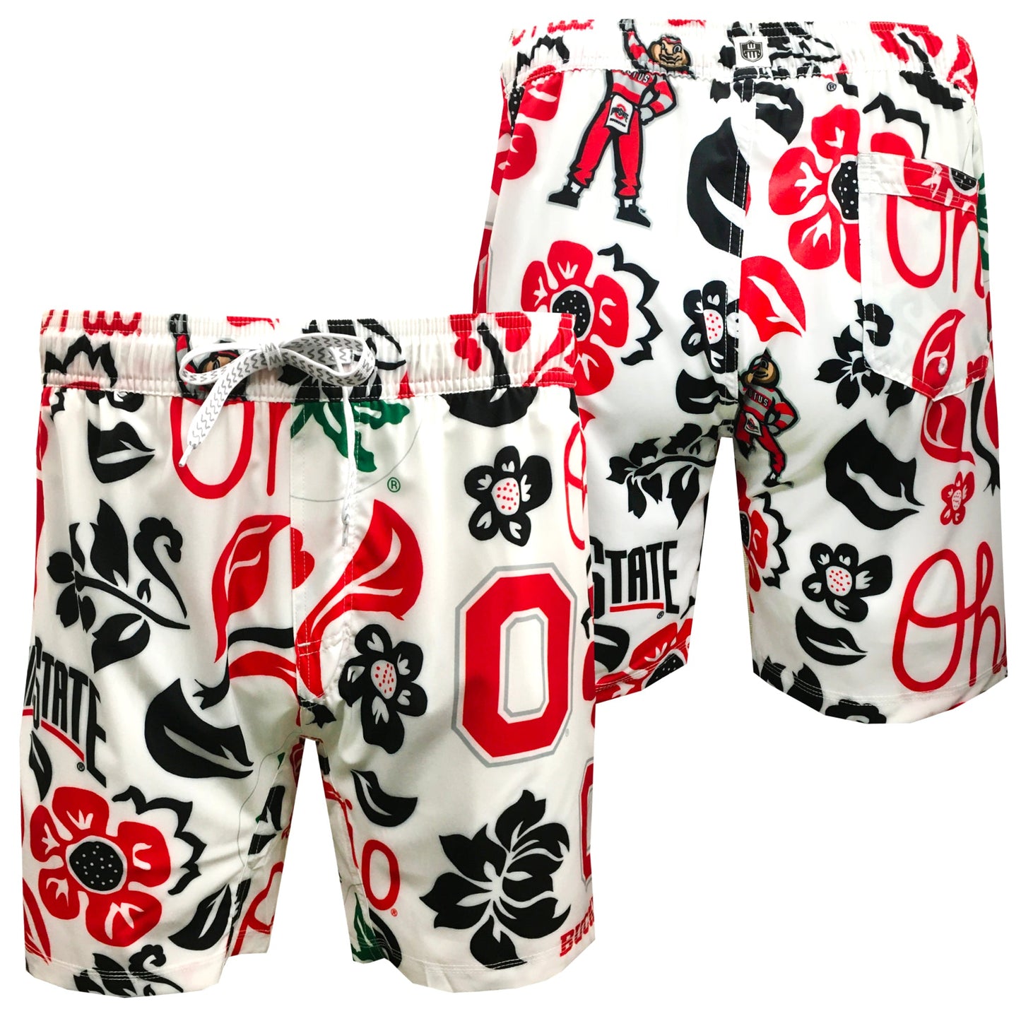 Ohio State Buckeyes Men's Vault Tech Swim Trunks