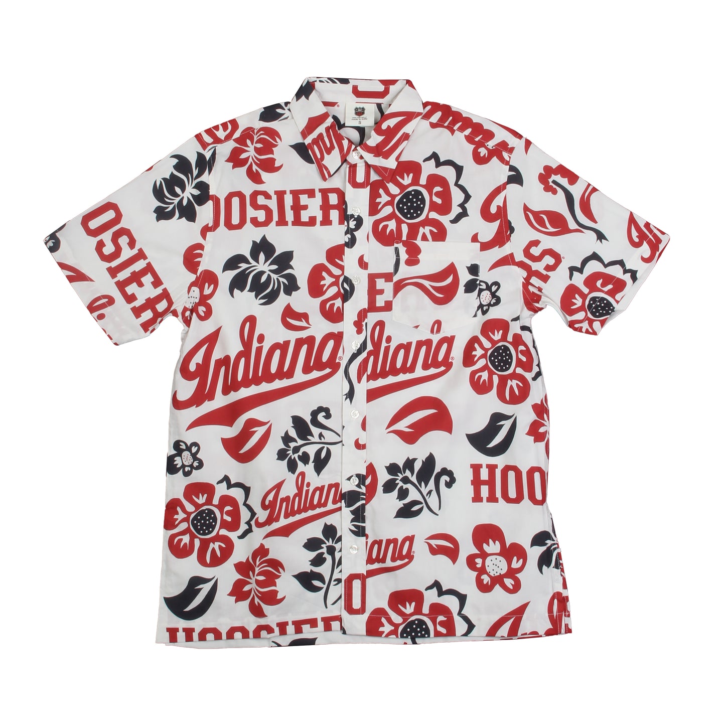 Indiana Hoosiers Men's Vault Floral Shirt