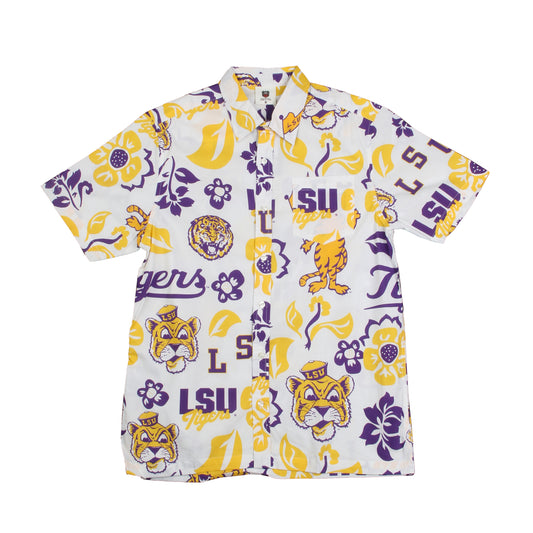 LSU Tigers Men's Vault Floral Shirt