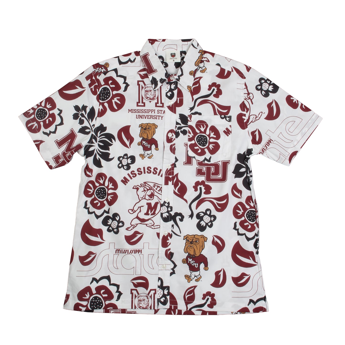 Mississippi State Bulldogs Men's Vault Floral Shirt