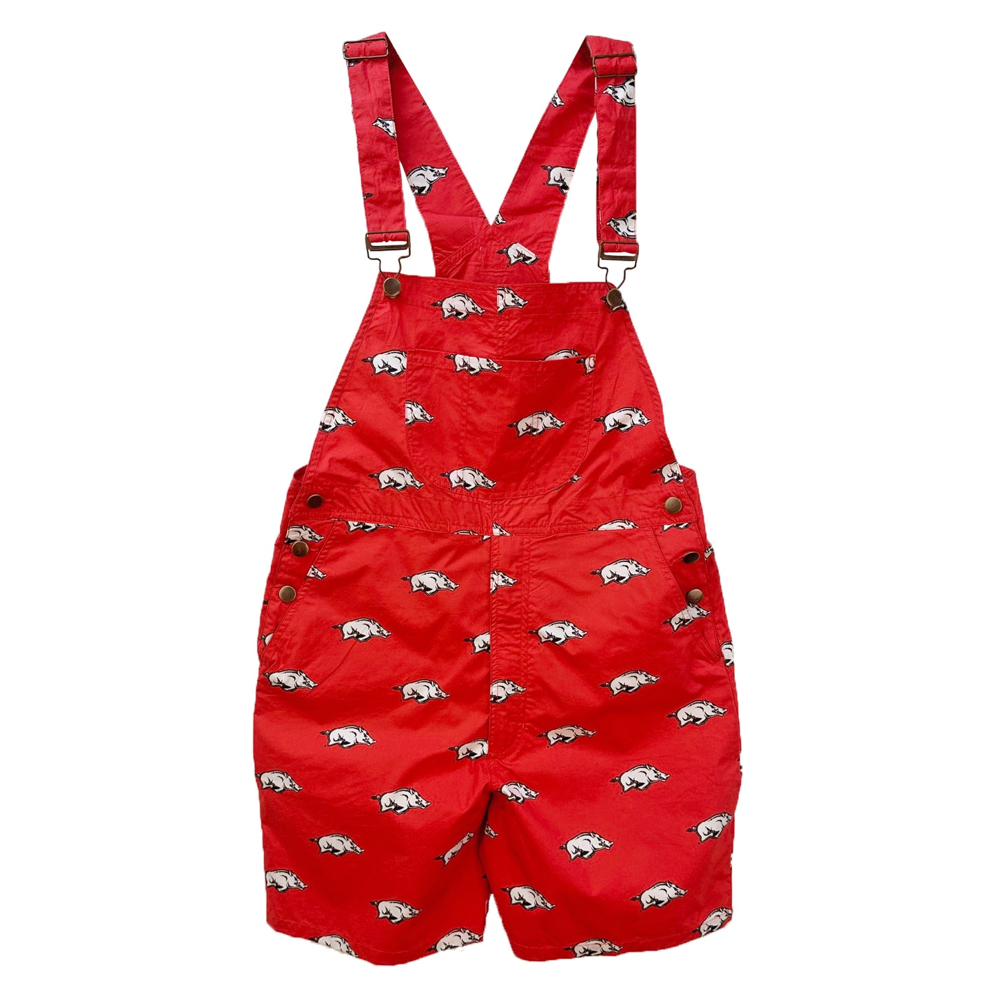 Arkansas Razorbacks Adult Short Overall